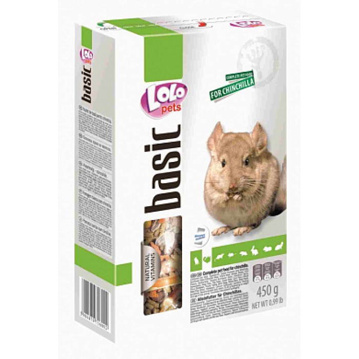 "Lolopets" Корм для шиншил 450 г